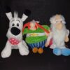 Lot de 3 peluches personnages Asterix