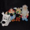 Lot de 4 peluches personnages Asterix