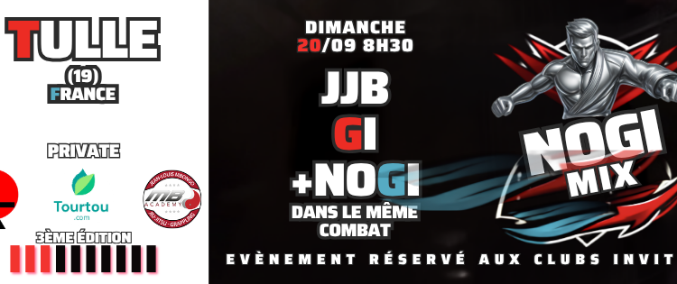 No Gi MIX Tulle : La compétition de JJB en Limousin