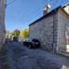 Maison de ville en brasier